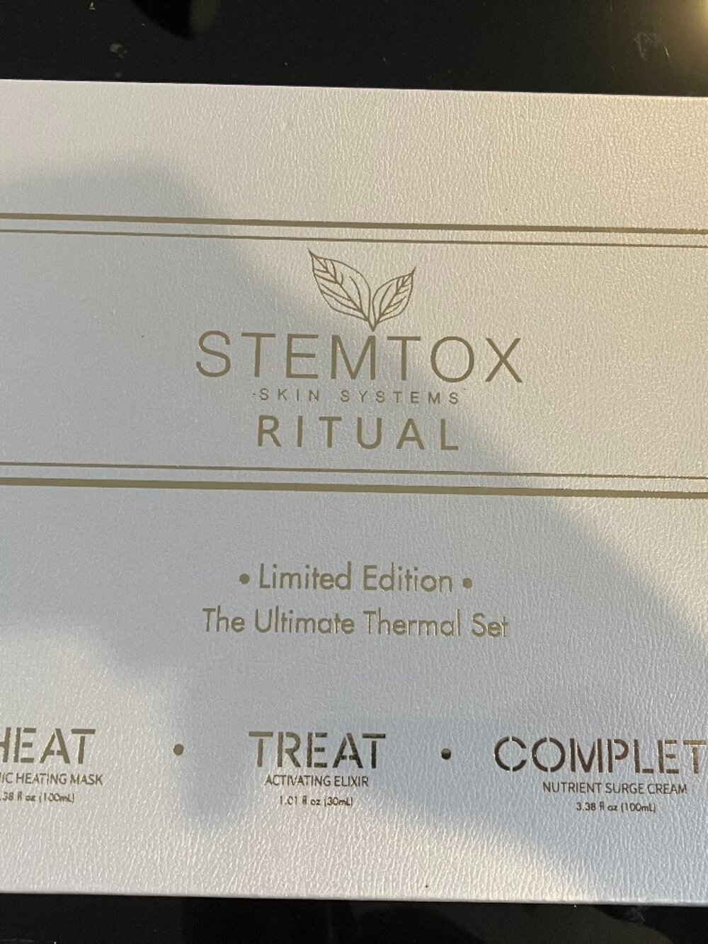 STEMTOX THERMAL SET-ATOMIC HEATING MASK+ ACTIVATING ELIXIR+ NUTRIENT SURGE CREAM